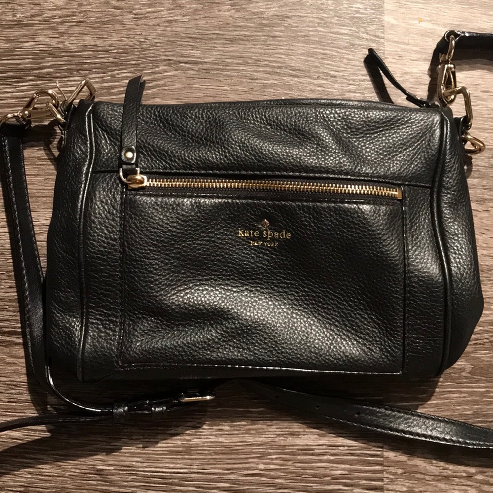 Authentic Black Kate Spade Purse - Wear It 2 Ways!
